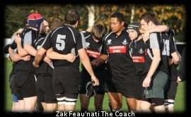 Zak Feau'nati coaching